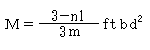 M=(3-n1)/3m ftbd2
